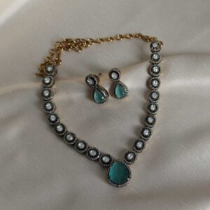 Victorian Mint Green Necklace Set