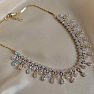 Diamond-Finish Classy Necklace Set