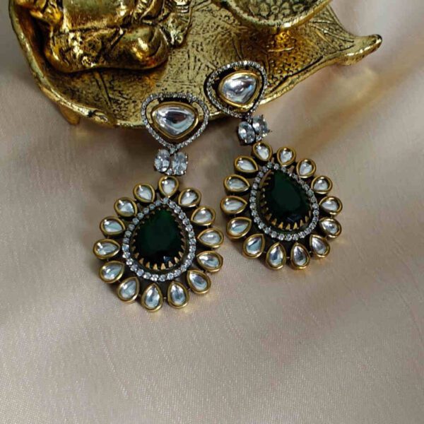 Victorian Monzonite & Emerald Set