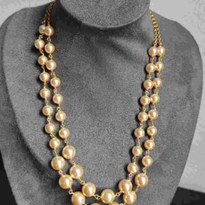 2-Layer Swarovski Pearls Mala