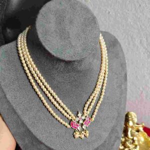 Swarovski Pearls & Jadau Kundan Necklace