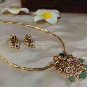 Italian Chain with Pendant Set