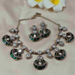 Premium Victorian Monzonite Kundan Set